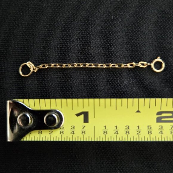 Gold Extender for necklace or bracelet - Picture 6 of 17